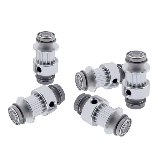 IdeaFormer 2Pcs MK7 MK8 Timing Pulley Aluminum 16 Tooth For 3D Printer Parts MK Extruder Replicator left Y-axis Synchronous Wheel kit