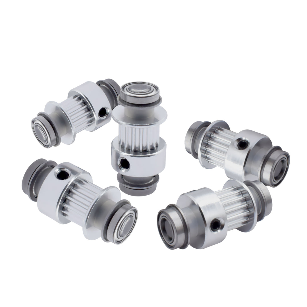 IdeaFormer 2Pcs MK7 MK8 Timing Pulley Aluminum 16 Tooth For 3D Printer Parts MK Extruder Replicator left Y-axis Synchronous Wheel kit