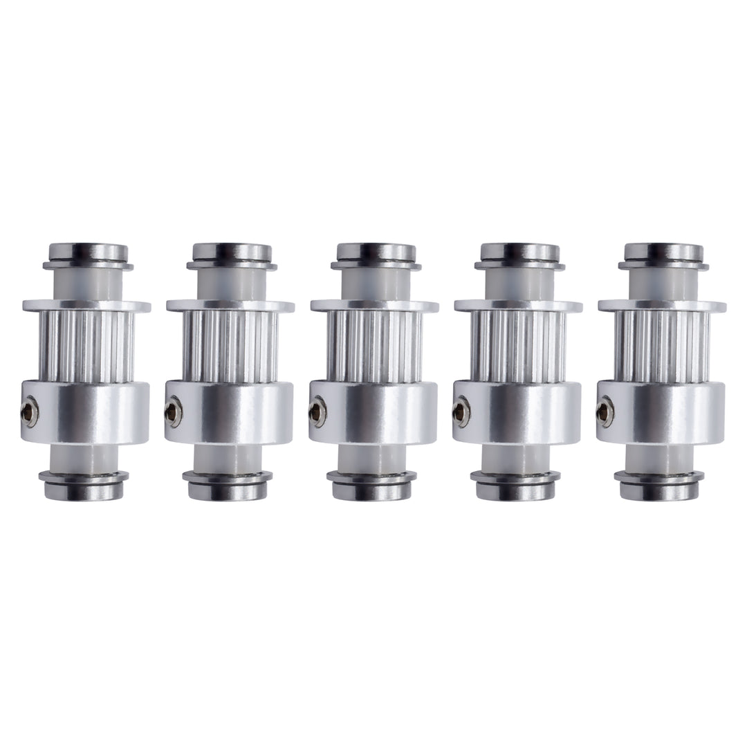 IdeaFormer 2Pcs MK7 MK8 Timing Pulley Aluminum 16 Tooth For 3D Printer Parts MK Extruder Replicator left Y-axis Synchronous Wheel kit