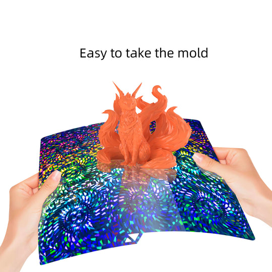 IdeaFormer Rainbow Gear PEW+Plaid PES Spring Steel Build Plate, 264×276mm for Anycubic Kobra S1/S1C