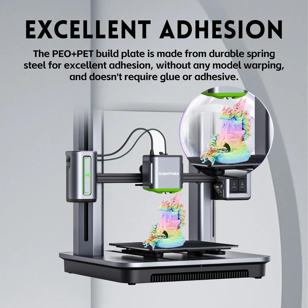 IdeaFormer PEO Diamond+Carbon Fiber PET Spring Steel Plate, 250×250mm for Ankermake M5