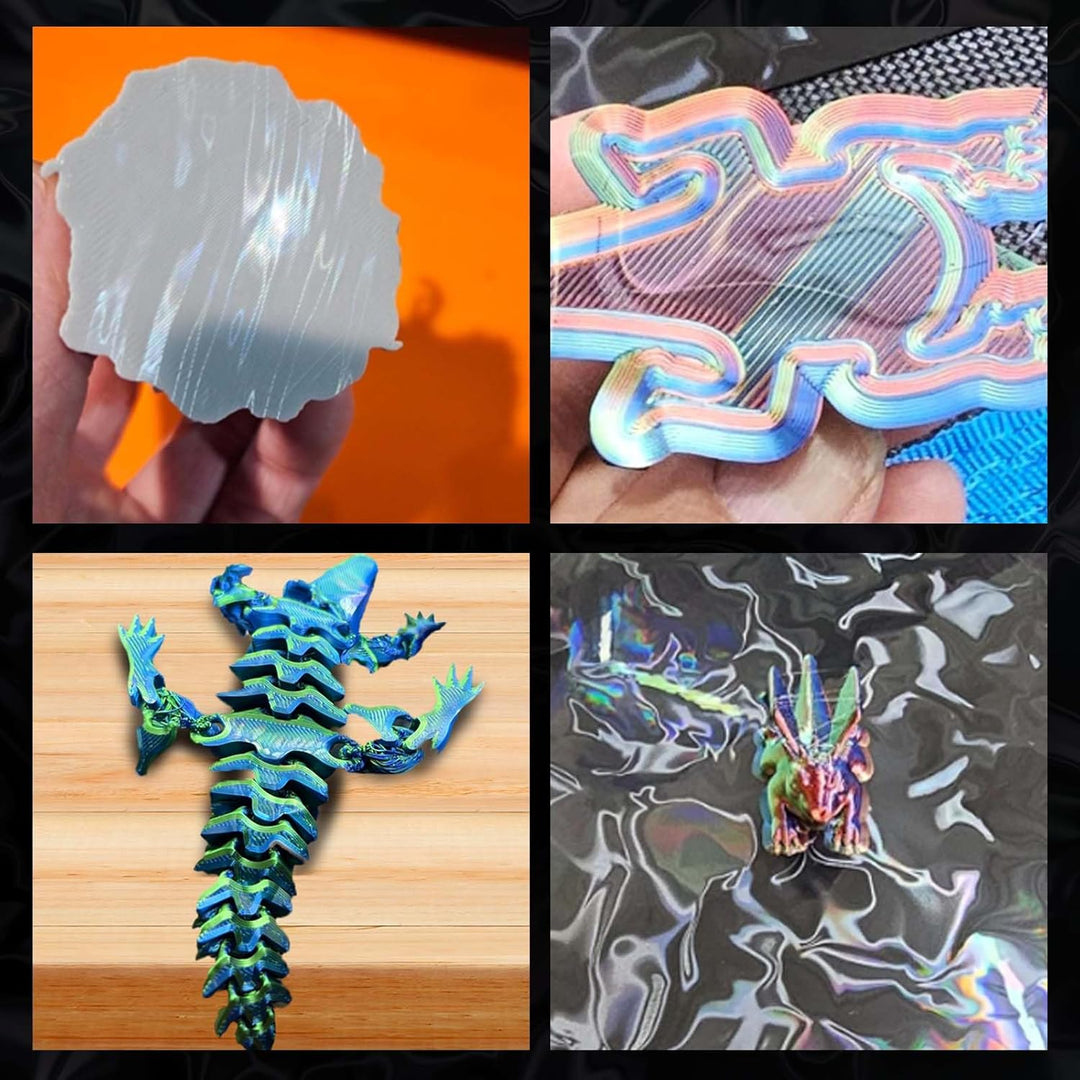 IdeaFormer Water Ripples+Wood Grain PER Spring Steel Build Plate, 184×184mm for Bambu Lab A1 MIni