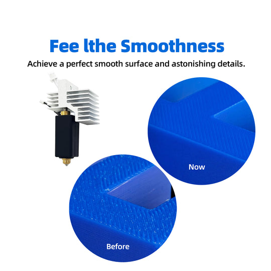 IdeaFormer Integrated hotend for Elegoo Centauri Carbon， with 0.4mm Hard Steel + Copper Alloy Nozzle, NTC 100k Thermistor for Elegoo