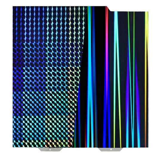 IdeaFormer Rainbow Streak+Phantom H1H Spring Steel Build Plate, 184×184mm for Bambu Lab A1 MIni