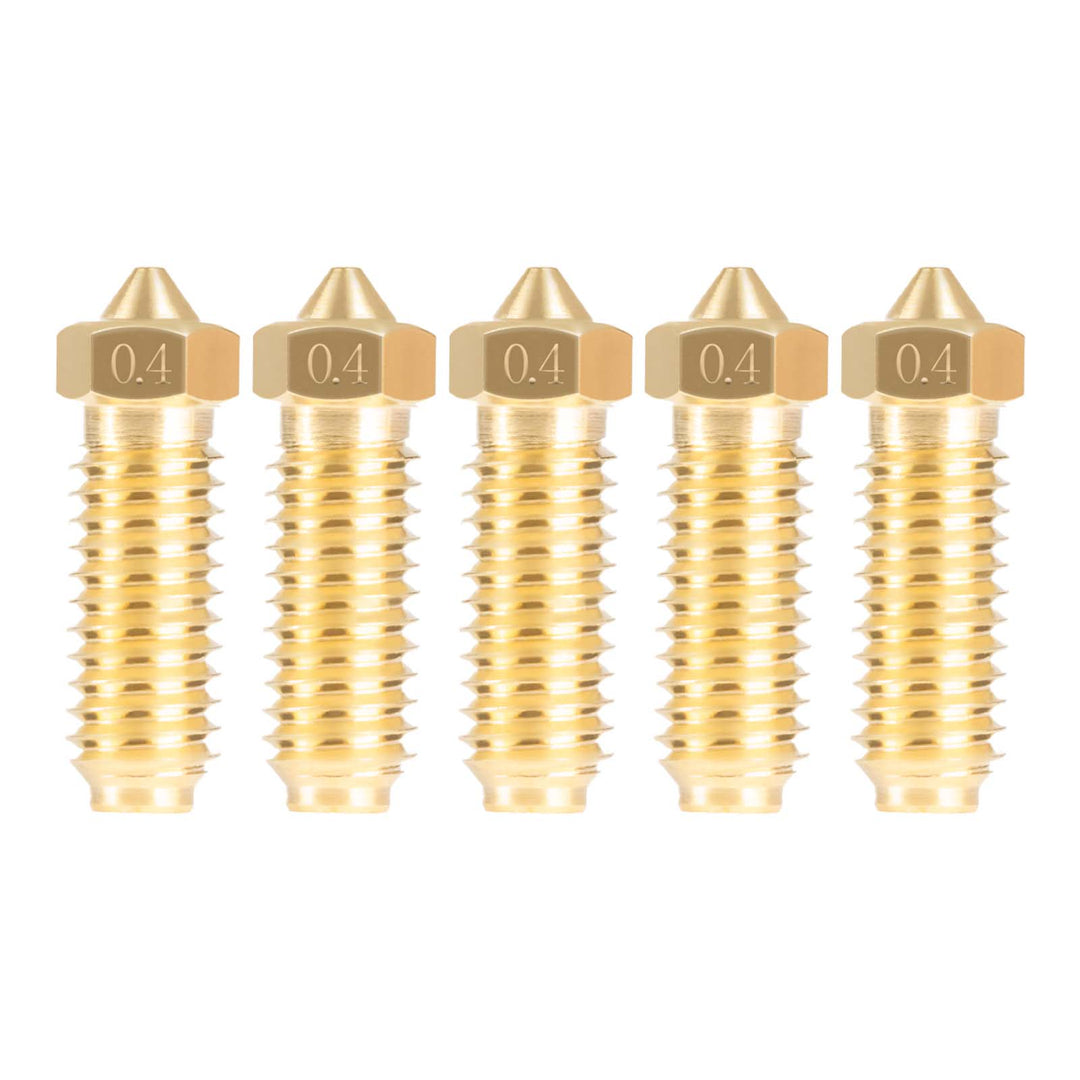 IdeaFormer 10 Pcs 0.4mm,0.6mm,0.8mm Brass Nozzle/Hardened Steel Nozzle for Anycubic Kobra 3 3D Printer