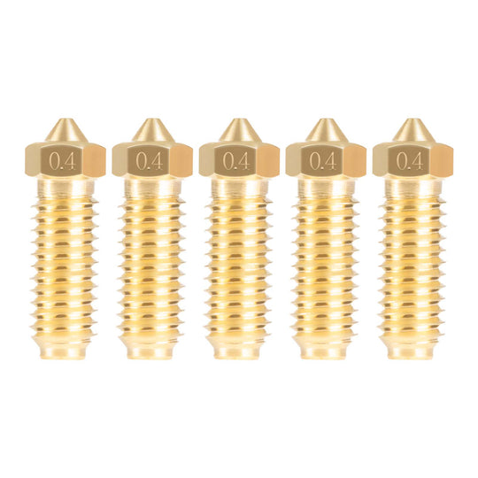 IdeaFormer 10 Pcs 0.4mm,0.6mm,0.8mm Brass Nozzle/Hardened Steel Nozzle for Anycubic Kobra 3 3D Printer