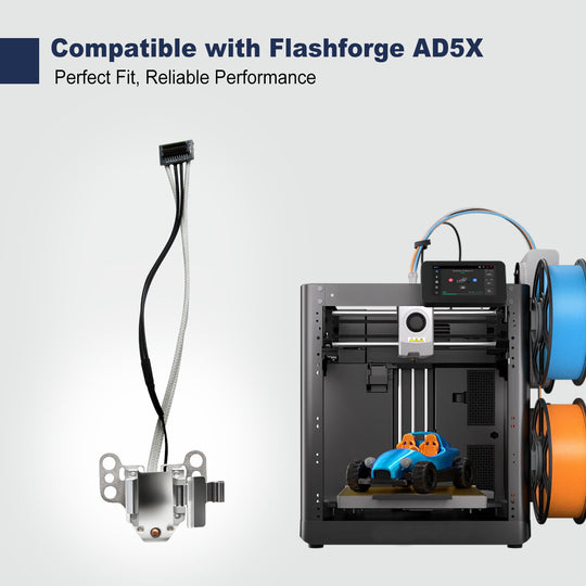 IdeaFormer-3D Hotend Heating Assembly Kit Includes Heating Wire, thermistor Temperature Sensor Element for Flashforge AD5X