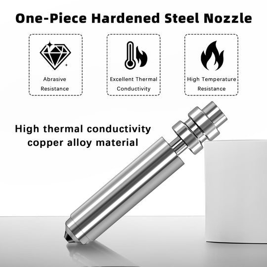 IdeaFormer 3D Printer Nozzle Replatement Parts 0.4mm Hardened Steel Nozzles for Anycubic Kobra X