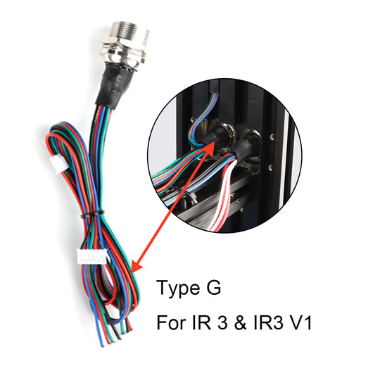 IdeaFormer IR3&IR3 V1 printer Type B Cable Blue Cable 14pin and Type C Cable Red Connector 12pin,Type A/Type D/Type E/Type F/Type G/Type H