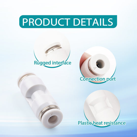 IdeaFormer PTFE Pipe Connector for Bambu Lab 3D Printer