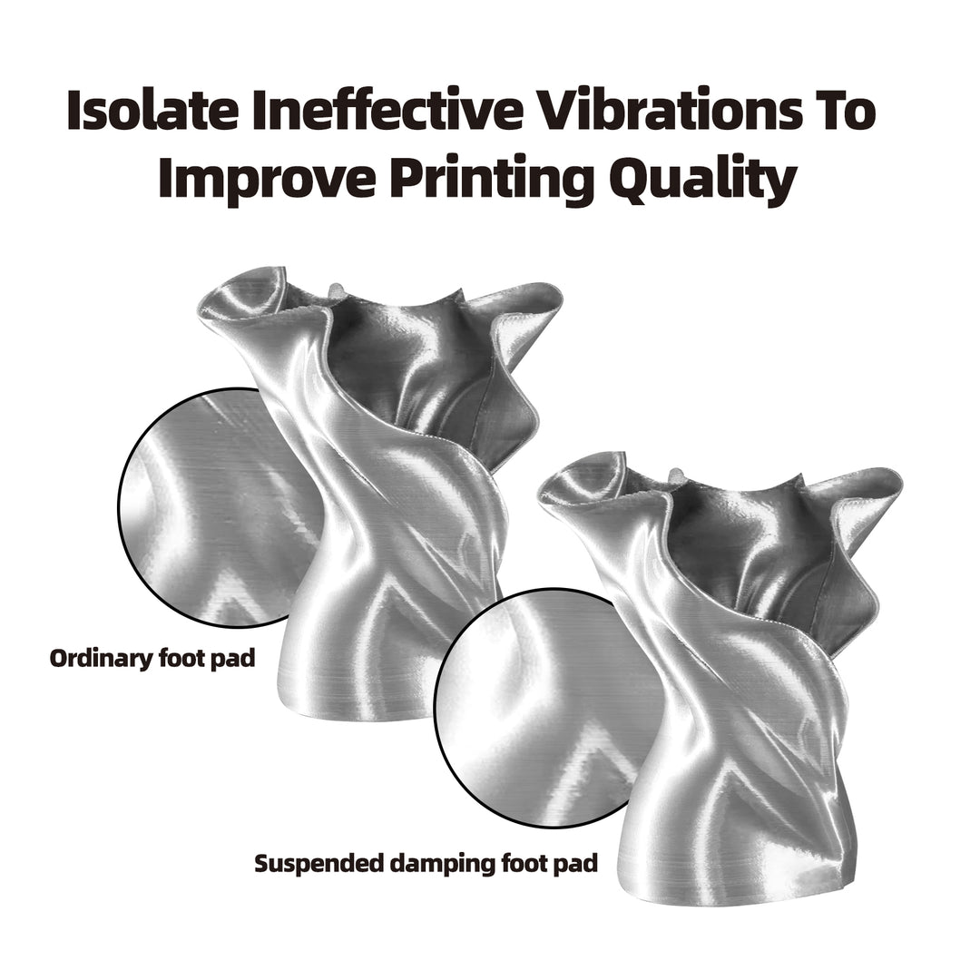 IdeaFormer 4PCS Shock-absorbing Foot Pads For Bambu Lab X2D P2S P1 X1 Series 3D Printer
