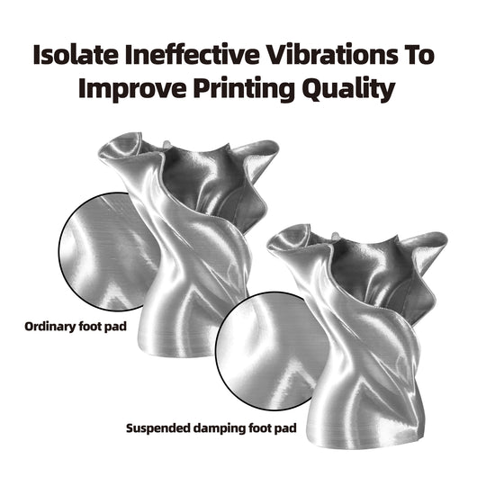 IdeaFormer 4PCS Shock-absorbing Foot Pads For Bambu Lab X2D P2S P1 X1 Series 3D Printer