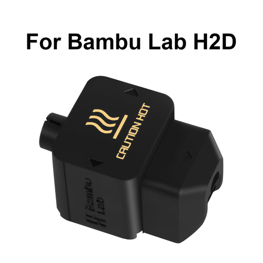 IdeaFormer 4 PCS Print Head Silicone Sleeve, Cover to Protect and Thermal Insulation for Bambu Lab H2D Printer