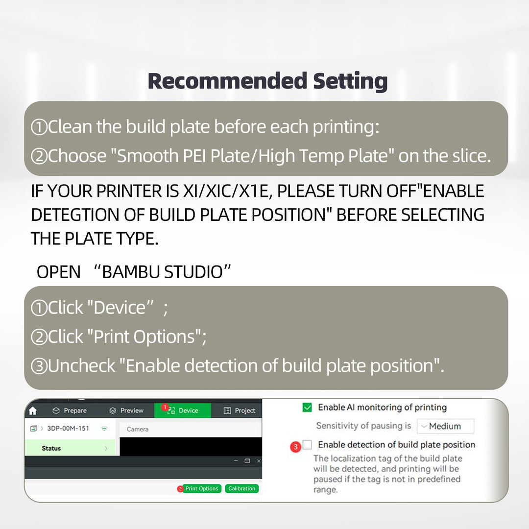 IdeaFormer Smooth Hew Glow + Water Cube PEG Spring Steel Build Plate, 257×257mm for Bambu Lab P1P P1S A1 X1 X1 Carbon