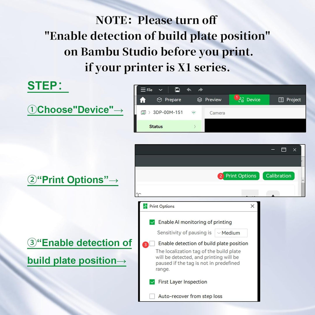 IdeaFormer Smooth Phantom H1H+Diamond PEO Spring Steel Build Plate, 257x257mm for Bambu Lab P1P/P1S/X1C/X1/X1E/A1