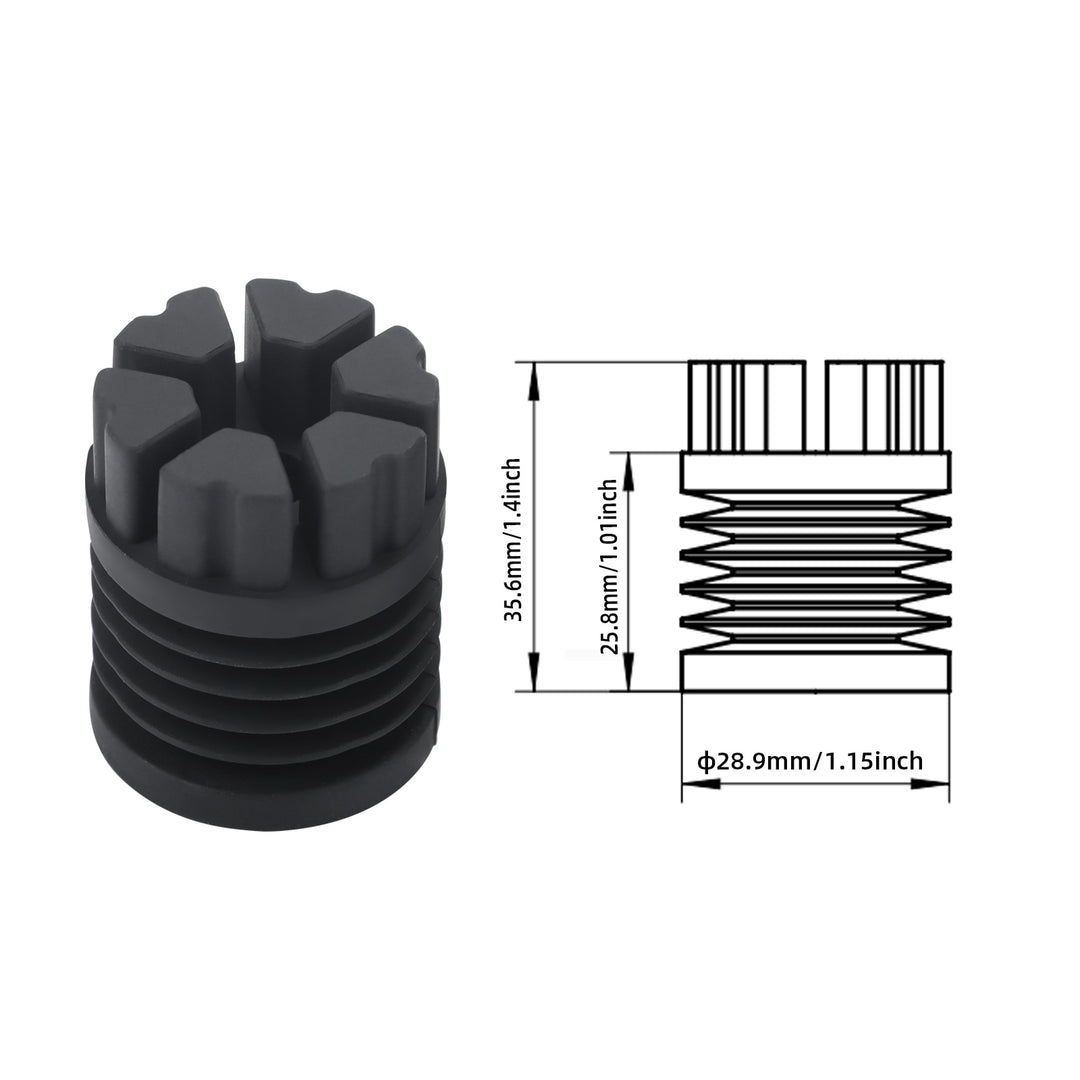 4 Pcs 3D Printer Shock Absorption Pads for Bambu Lab X1 X1C P1P P1C