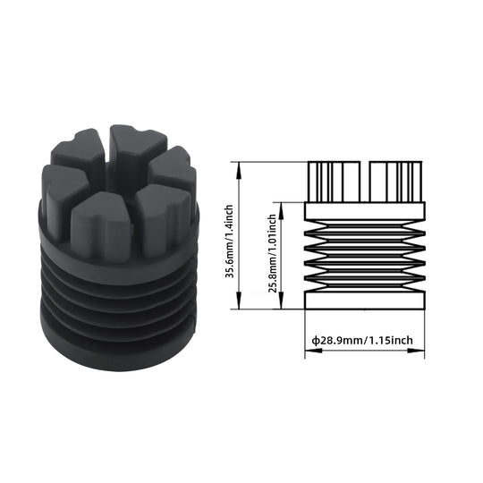 4 Pcs 3D Printer Shock Absorption Pads for Bambu Lab X1 X1C P1P P1C