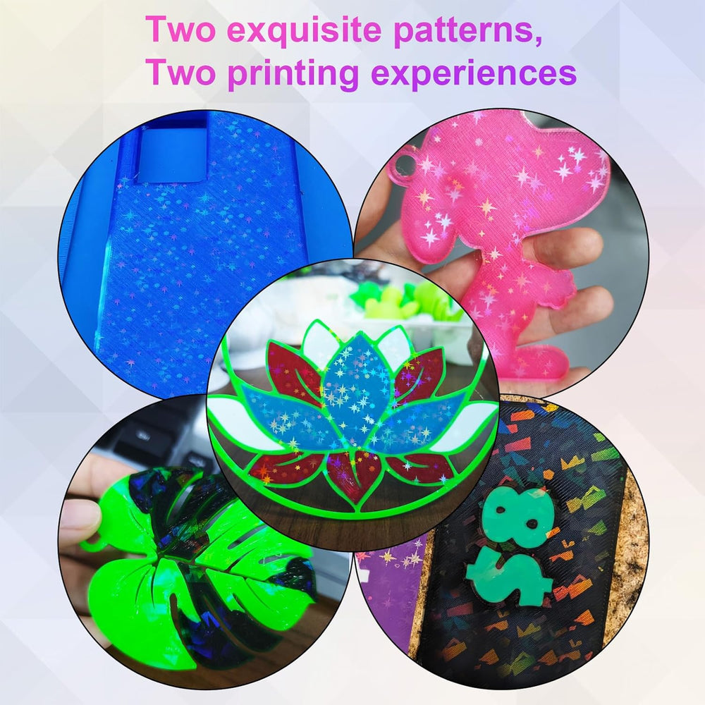 IdeaFormer Rainbow Confetti PEF+Galaxy PEY Spring Steel Build Plate, 235x235mm for Creality K1C/K1/SE/Ender 5 S1/Ender 3/Ender 3 Pro/Ender 3 V2/Ender 3 S1 Pro/Ender 3 Neo