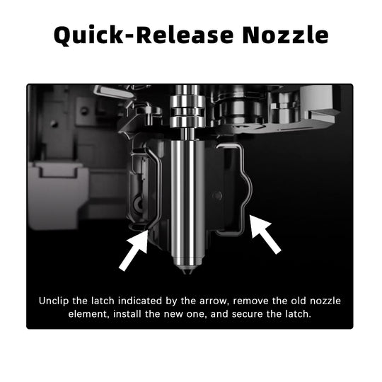 IdeaFormer 3D Printer Nozzle Replatement Parts 0.4mm Hardened Steel Nozzles for Anycubic Kobra X