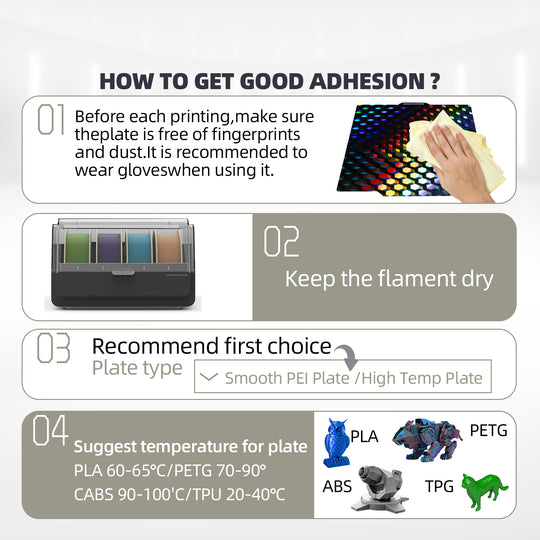 IdeaFormer Smooth Hew Glow + Water Cube PEG Spring Steel Build Plate, 257×257mm for Bambu Lab P1P P1S A1 X1 X1 Carbon