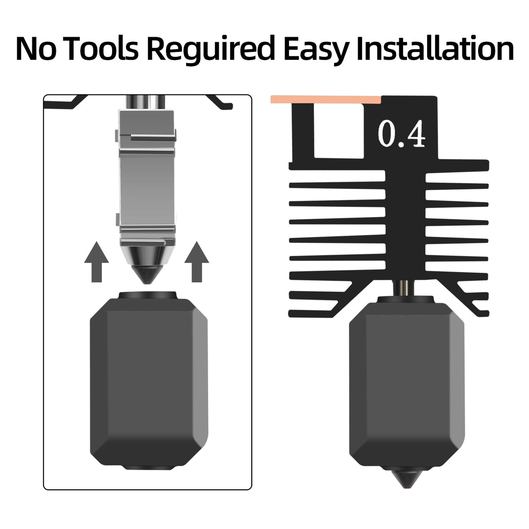 IdeaFormer 5pcs Nozzle Silicone Socks, For Snapmaker U1 Hotend Nozzle