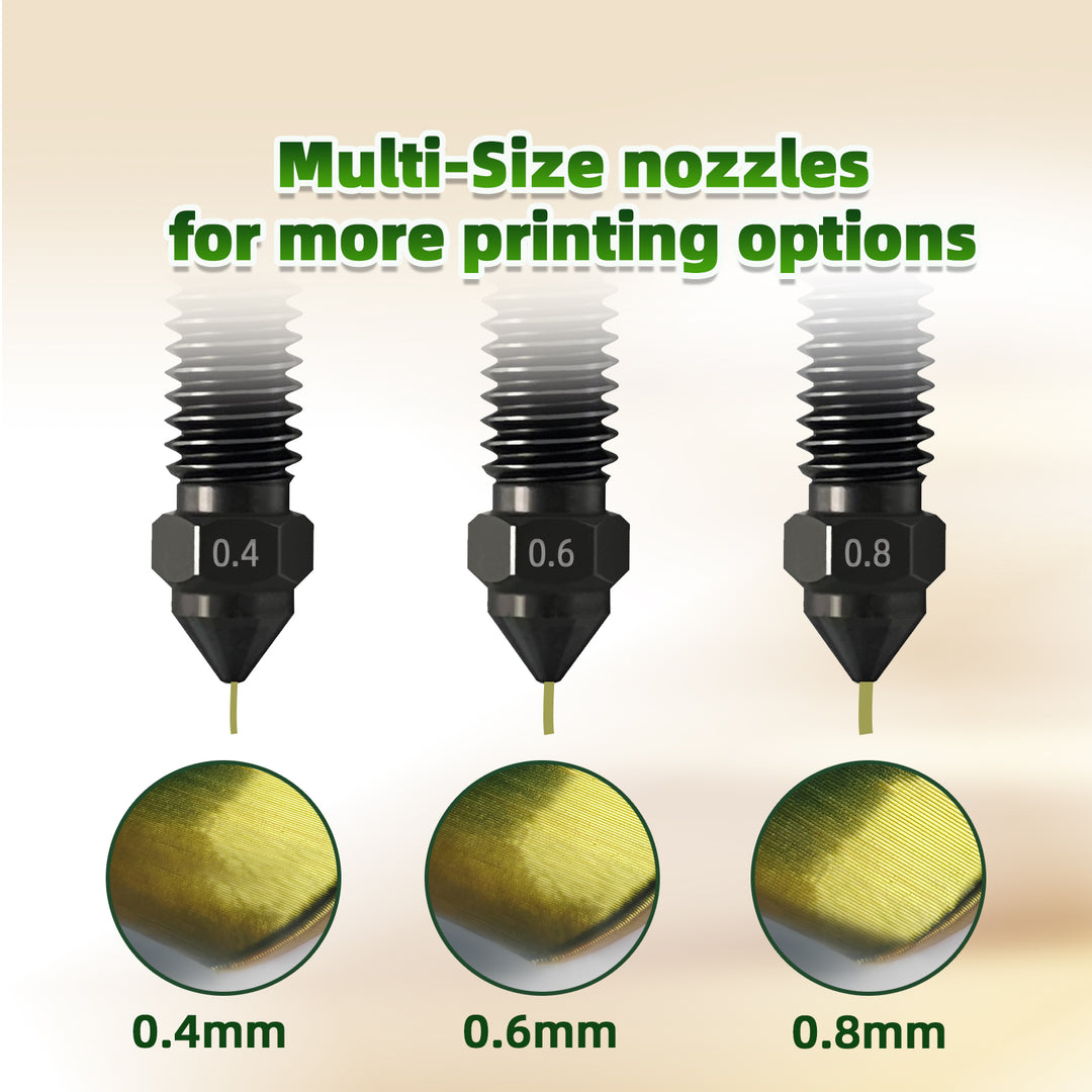 IdeaFormer 5Pcs Hardened Steel Nozzles for Elegoo Centauri Carbon 3D Printer